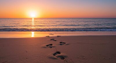 Prayer: The Footprints In The Sand, Prayer Of Comfort