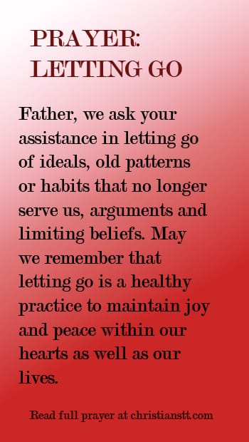 Prayer - Letting Go Prayer - Letting Go