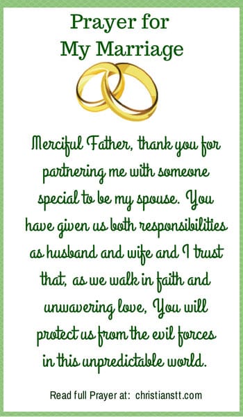 Prayer for My Marriage