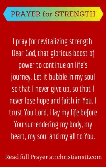 Prayer for Strength - Pinterest