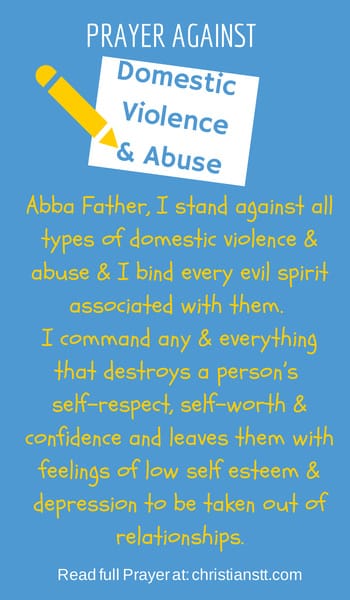 Prayer Against Domestic Violence and Abuse