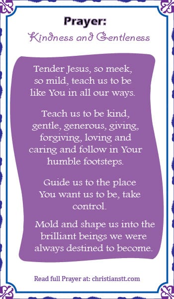 Prayer: Kindness & Gentleness