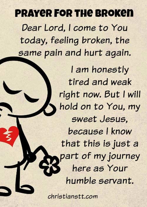 Prayer for the broken
