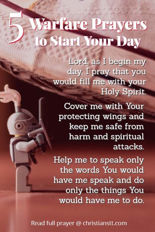 5 Powerful Spiritual Warfare Prayers To Start Your Day 5 Powerful Spiritual Warfare Prayers To Start Your Day