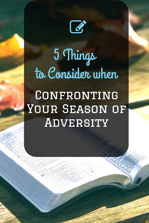 Confronting Your Season of Adversity