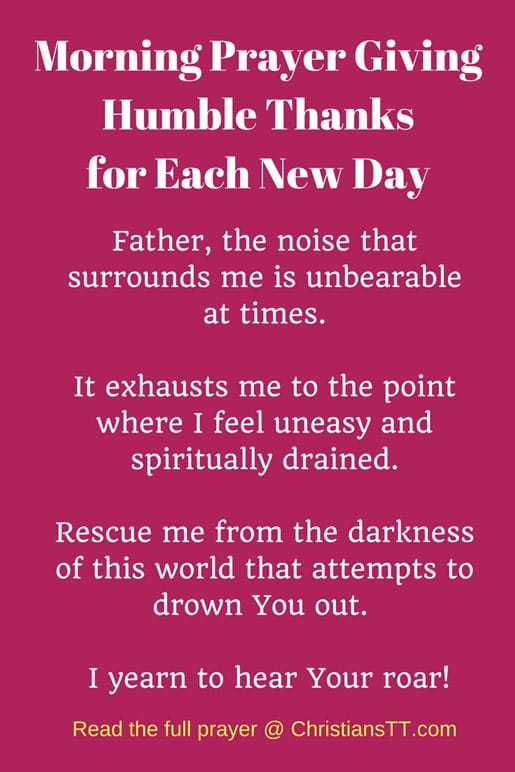 Morning Prayer Giving Humble Thanks Morning Prayer Giving Humble Thanks