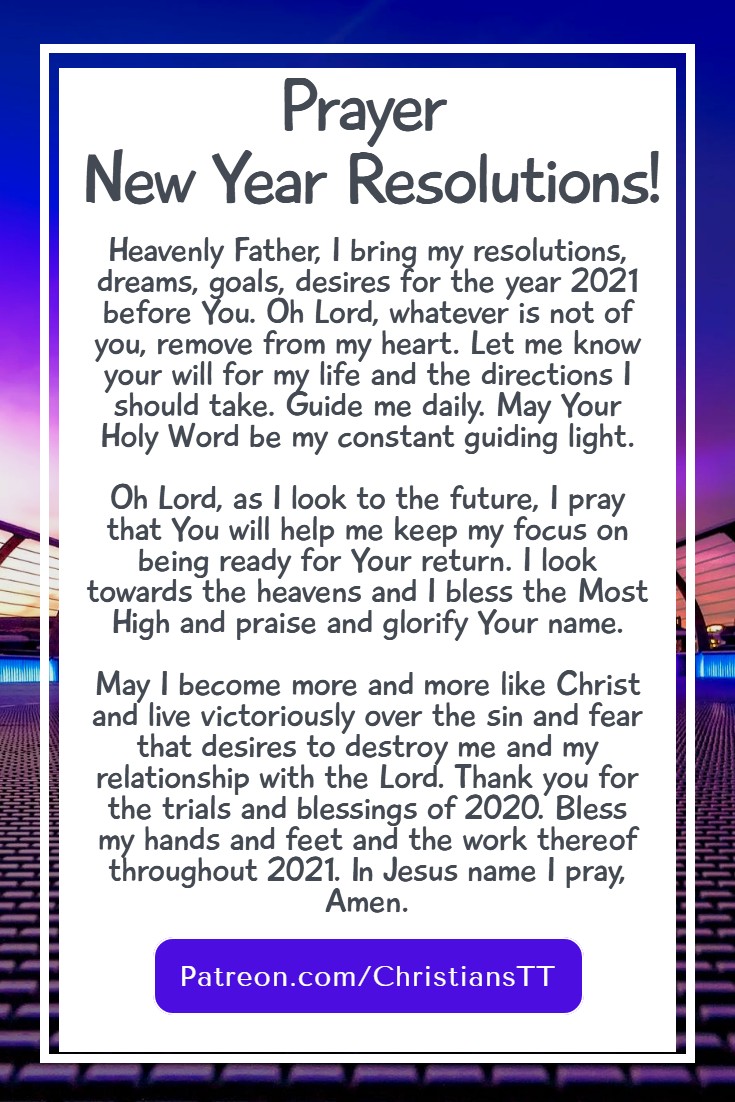 New Year Resolutions!
